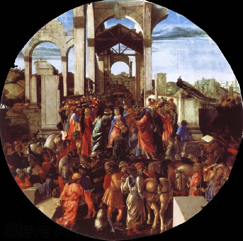 Sandro Botticelli The adoration of the Konige Norge oil painting art